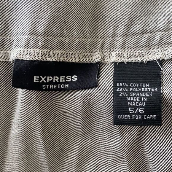 Sz 5/6 Express Stretch wrap skirt grey - Picture 8 of 8